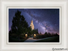 Load image into Gallery viewer, Twin Falls Celestial Open Edition Canvas / 12 X 18 White Frame Art