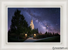 Load image into Gallery viewer, Twin Falls Celestial Open Edition Canvas / 14 X 21 White Frame Art