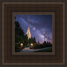 Load image into Gallery viewer, Twin Falls Celestial Open Edition Canvas / 6 X Brown Frame Art