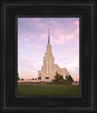 Load image into Gallery viewer, Twin Falls Daybreak Open Edition Canvas / 8 X 10 Black Frame Art
