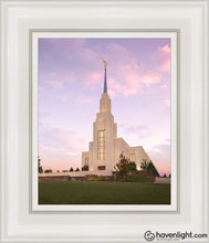 Load image into Gallery viewer, Twin Falls Daybreak Open Edition Canvas / 8 X 10 White Frame Art