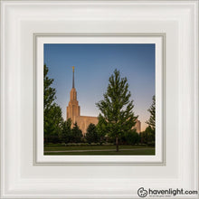 Load image into Gallery viewer, Twin Falls Green Glory Open Edition Canvas / 6 X White Frame Art