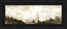Load image into Gallery viewer, Twin Falls Vintage Open Edition Canvas / 8 X 24 Black Frame Art