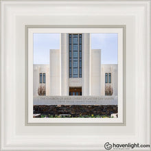 Load image into Gallery viewer, Twin Falls Window To Peace Open Edition Canvas / 6 X White Frame Art