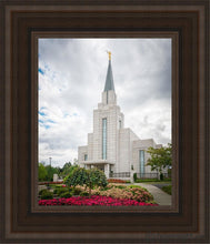Load image into Gallery viewer, Vancouver Cloudy Day Open Edition Canvas / 8 X 10 Brown Frame Art