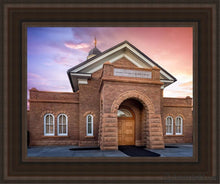 Load image into Gallery viewer, Vernal East Evening Open Edition Canvas / 11 X 14 Brown Frame Art