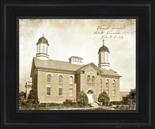 Load image into Gallery viewer, Vernal Vintage Open Edition Canvas / 11 X 14 Black Frame Art