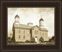 Load image into Gallery viewer, Vernal Vintage Open Edition Canvas / 11 X 14 Brown Frame Art