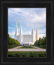 Load image into Gallery viewer, Washington Dc Blue Open Edition Canvas / 11 X 14 Black Frame Art