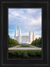 Load image into Gallery viewer, Washington Dc Blue Open Edition Canvas / 12 X 18 Black Frame Art