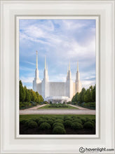 Load image into Gallery viewer, Washington Dc Blue Open Edition Canvas / 12 X 18 White Frame Art