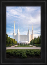 Load image into Gallery viewer, Washington Dc Blue Open Edition Canvas / 24 X 36 Black Frame Art