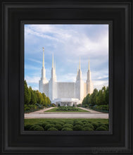 Load image into Gallery viewer, Washington Dc Blue Open Edition Canvas / 8 X 10 Black Frame Art