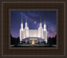 Load image into Gallery viewer, Washington Dc Celestial Open Edition Canvas / 8 X 10 Brown Frame Art