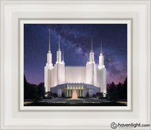 Load image into Gallery viewer, Washington Dc Celestial Open Edition Canvas / 8 X 10 White Frame Art