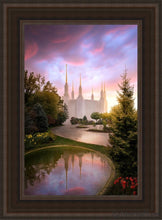Load image into Gallery viewer, Washington Dc Reflections Into Eternity Open Edition Canvas / 14 X 21 Brown Frame Art
