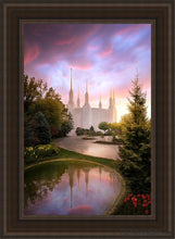 Load image into Gallery viewer, Washington Dc Reflections Into Eternity Open Edition Canvas / 24 X 36 Brown Frame Art