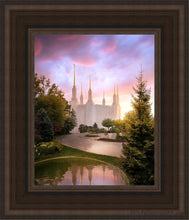 Load image into Gallery viewer, Washington Dc Reflections Into Eternity Open Edition Canvas / 8 X 10 Brown Frame Art