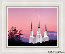 Load image into Gallery viewer, Washington Dc Sunset Glow Panorama Open Edition Canvas / 11 X 14 White Frame Art