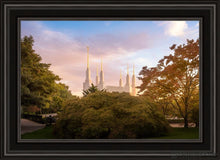 Load image into Gallery viewer, Washington Dc Sunset Panorama Open Edition Canvas / 20 X 30 Black Frame Art