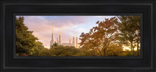 Load image into Gallery viewer, Washington Dc Sunset Panorama Open Edition Canvas / 6 X 18 Black Frame Art