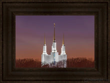 Load image into Gallery viewer, Washington Dc Temple Evening Glow Open Edition Canvas / 18 X 12 Frame T 3/4 24 Art