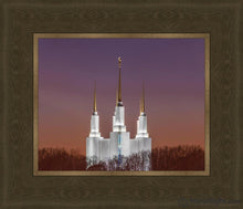 Load image into Gallery viewer, Washington Dc Temple Evening Glow Open Edition Print / 10 X 8 Frame G 12 1/4 14 Art