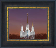 Load image into Gallery viewer, Washington Dc Temple Evening Glow Open Edition Print / 10 X 8 Frame W 12 1/2 14 Art
