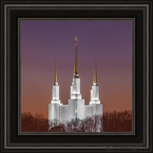 Load image into Gallery viewer, Washington Dc Temple Evening Glow Open Edition Print / 12 X Frame B 16 1/4 Art
