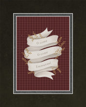Load image into Gallery viewer, O Come Emmanuel Red
