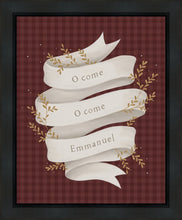 Load image into Gallery viewer, O Come Emmanuel Red Gallery Wrap
