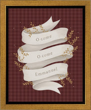 Load image into Gallery viewer, O Come Emmanuel Red Gallery Wrap
