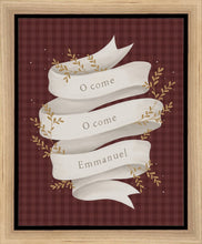 Load image into Gallery viewer, O Come Emmanuel Red Gallery Wrap
