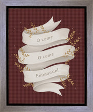 Load image into Gallery viewer, O Come Emmanuel Red Gallery Wrap
