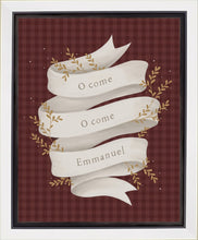 Load image into Gallery viewer, O Come Emmanuel Red Gallery Wrap
