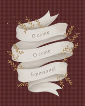 Load image into Gallery viewer, O Come Emmanuel Red
