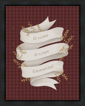 Load image into Gallery viewer, O Come Emmanuel Red Gallery Wrap
