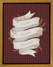 Load image into Gallery viewer, O Come Emmanuel Red Gallery Wrap
