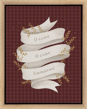 Load image into Gallery viewer, O Come Emmanuel Red Gallery Wrap
