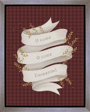 Load image into Gallery viewer, O Come Emmanuel Red Gallery Wrap
