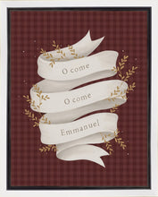 Load image into Gallery viewer, O Come Emmanuel Red Gallery Wrap
