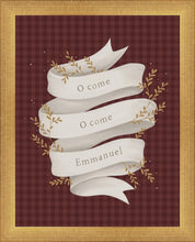 Load image into Gallery viewer, O Come Emmanuel Red
