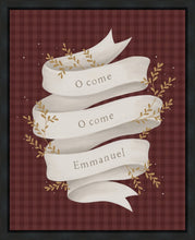 Load image into Gallery viewer, O Come Emmanuel Red Gallery Wrap
