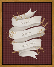 Load image into Gallery viewer, O Come Emmanuel Red Gallery Wrap
