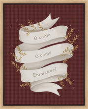 Load image into Gallery viewer, O Come Emmanuel Red Gallery Wrap
