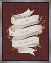 Load image into Gallery viewer, O Come Emmanuel Red Gallery Wrap
