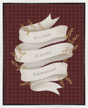 Load image into Gallery viewer, O Come Emmanuel Red Gallery Wrap
