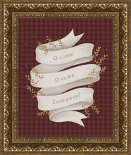 Load image into Gallery viewer, O Come Emmanuel Red
