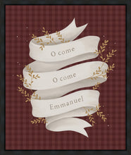 Load image into Gallery viewer, O Come Emmanuel Red Gallery Wrap
