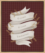 Load image into Gallery viewer, O Come Emmanuel Red Gallery Wrap
